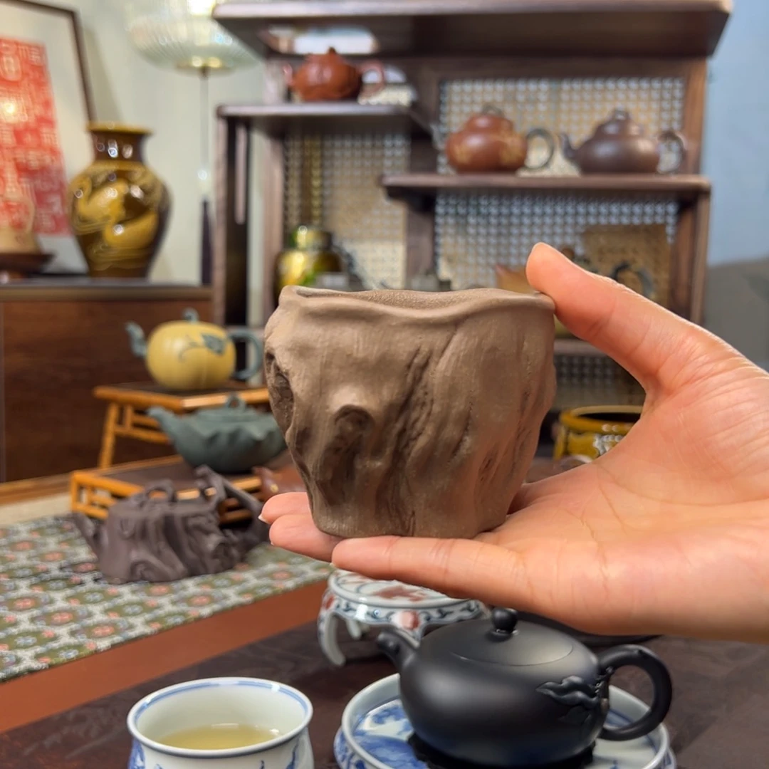 茶壶紫砂段泥主人杯