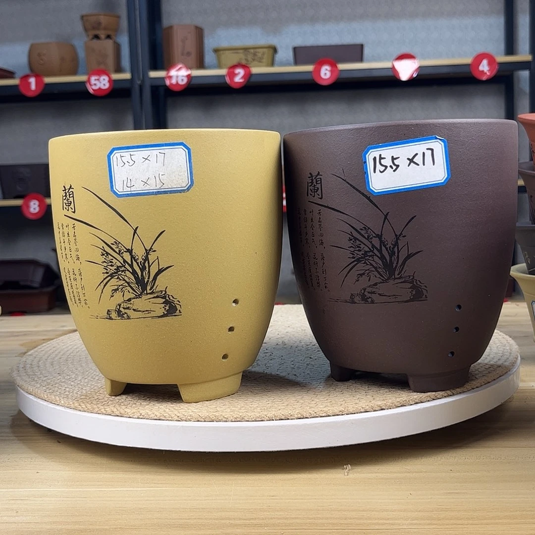 紫砂花盆紫砂花盆