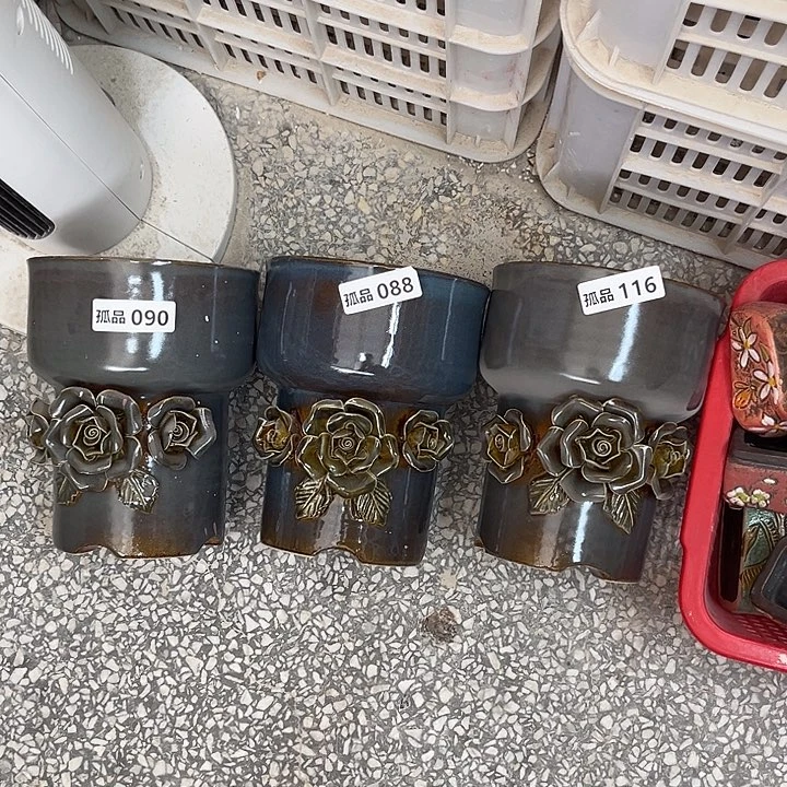 米****紫砂花盆粗陶材质多肉花盆孤品090 088。116