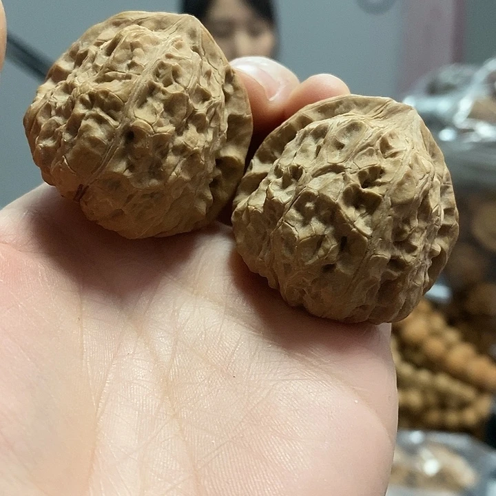 文玩核桃把件39南瓜墩油