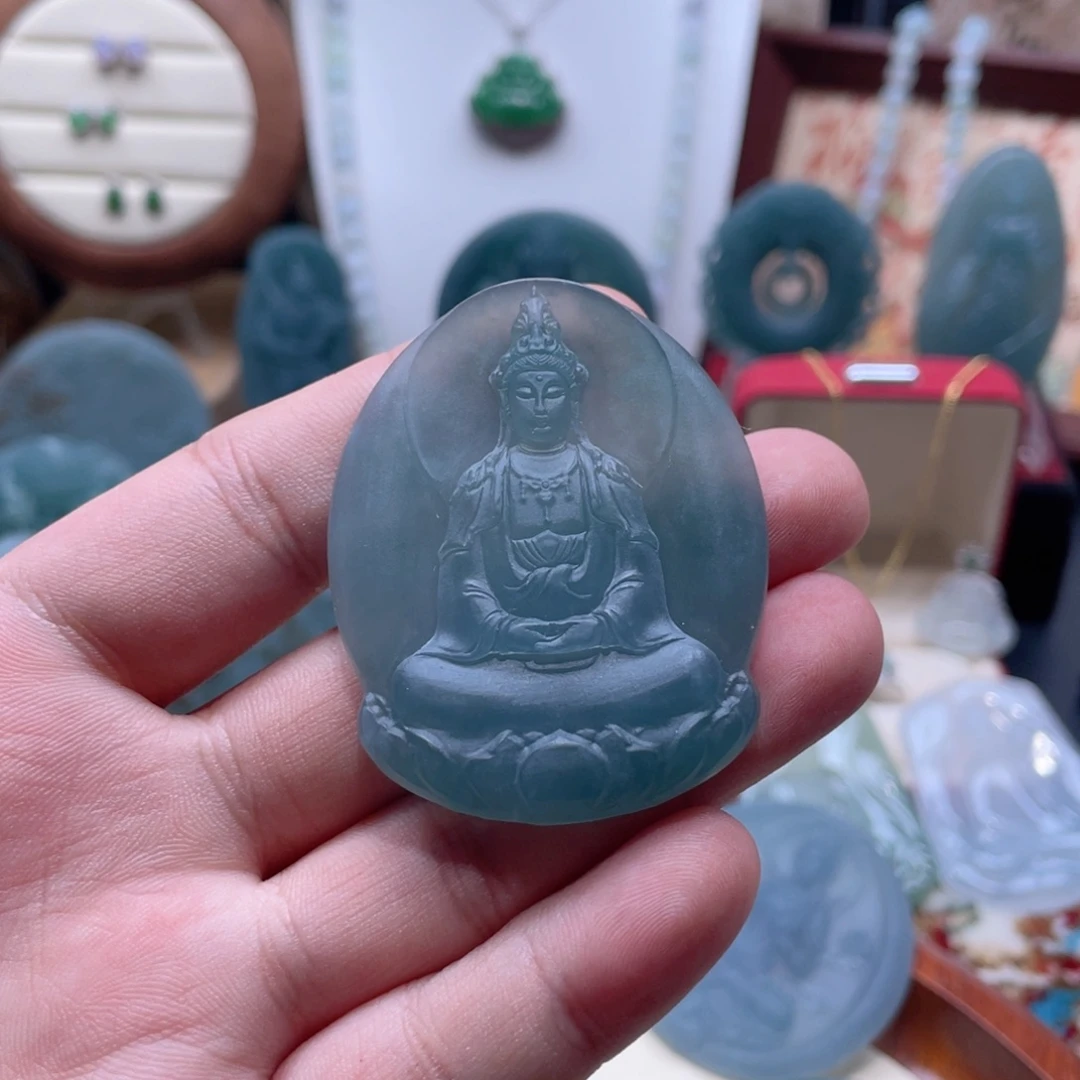 卓***子未镶嵌定制翡翠翡翠