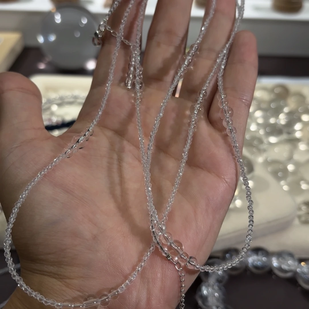 水晶手链未镶嵌白水晶