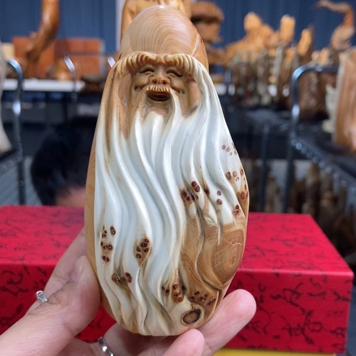 柏木（崖柏）手把件