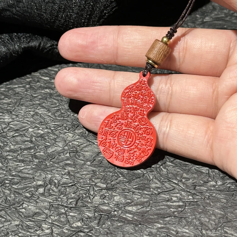 含辰砂工艺品大魔王李栋  朱砂葫芦 0082 多样性发其一