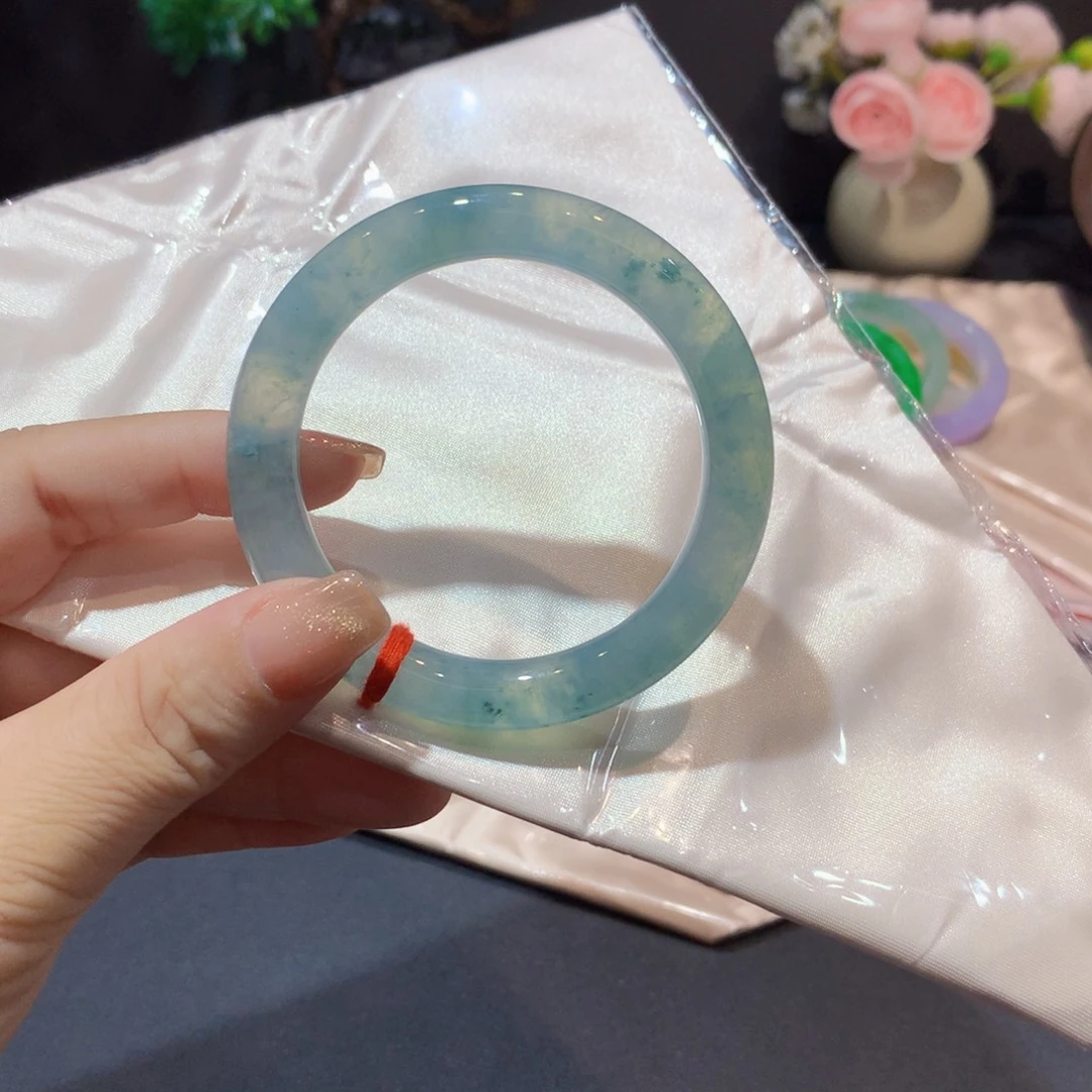 翡翠未镶嵌手镯翡翠手镯52圈口