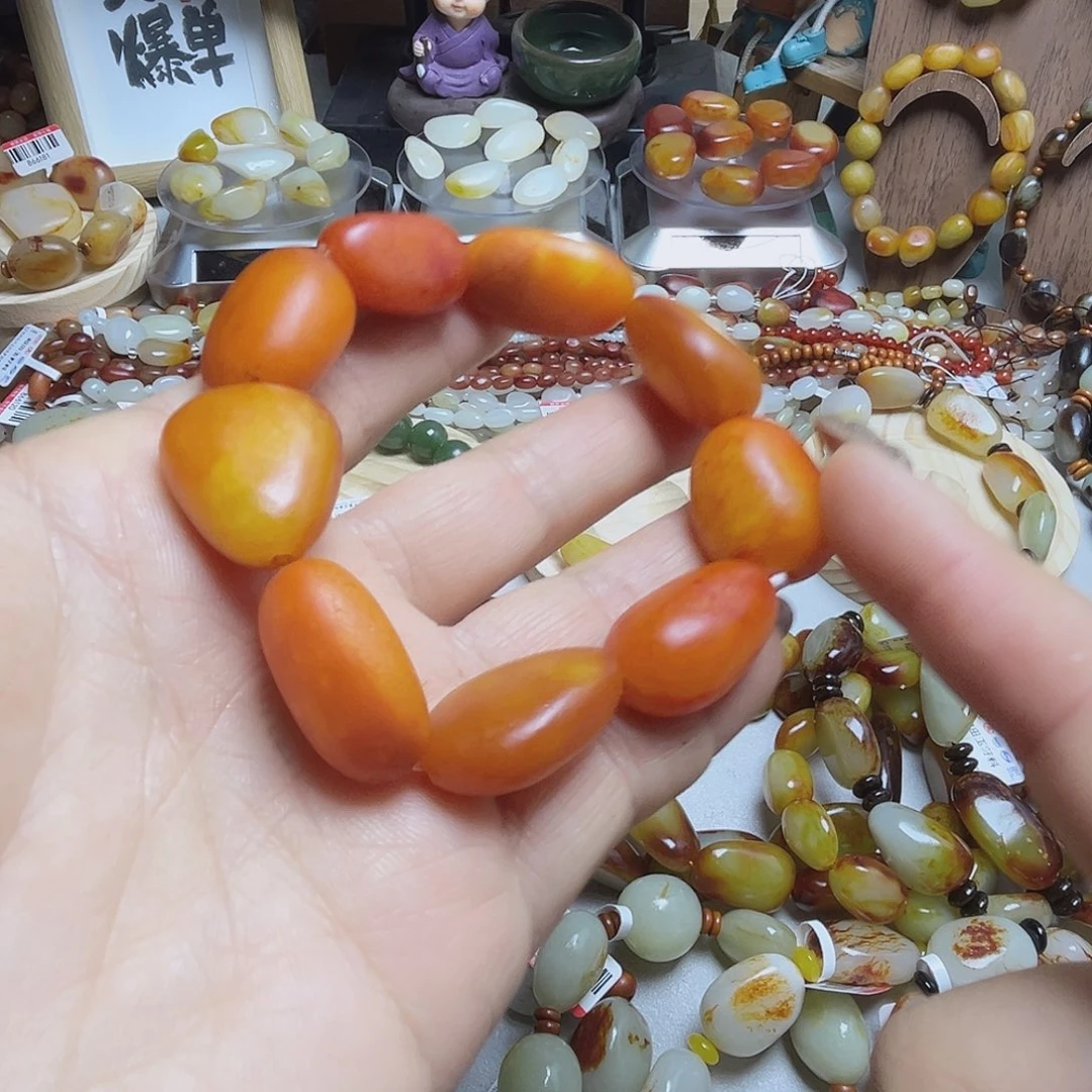 和田玉未镶嵌手链