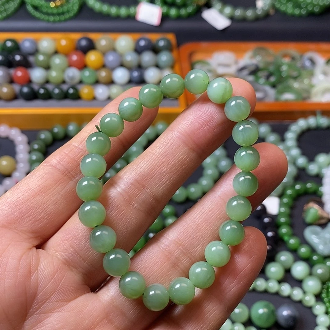 和田玉未镶嵌手链