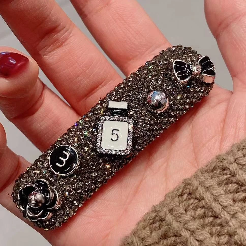 M1635  2025新款掰掰夹设计感蝴蝶结花花小卡刘海碎发夹