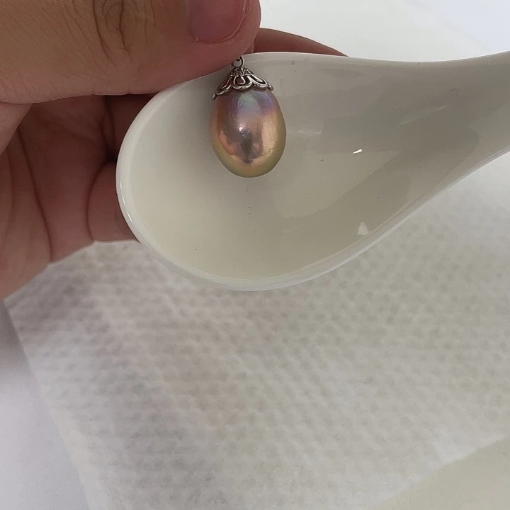 颈饰银S925镶嵌淡水珍珠