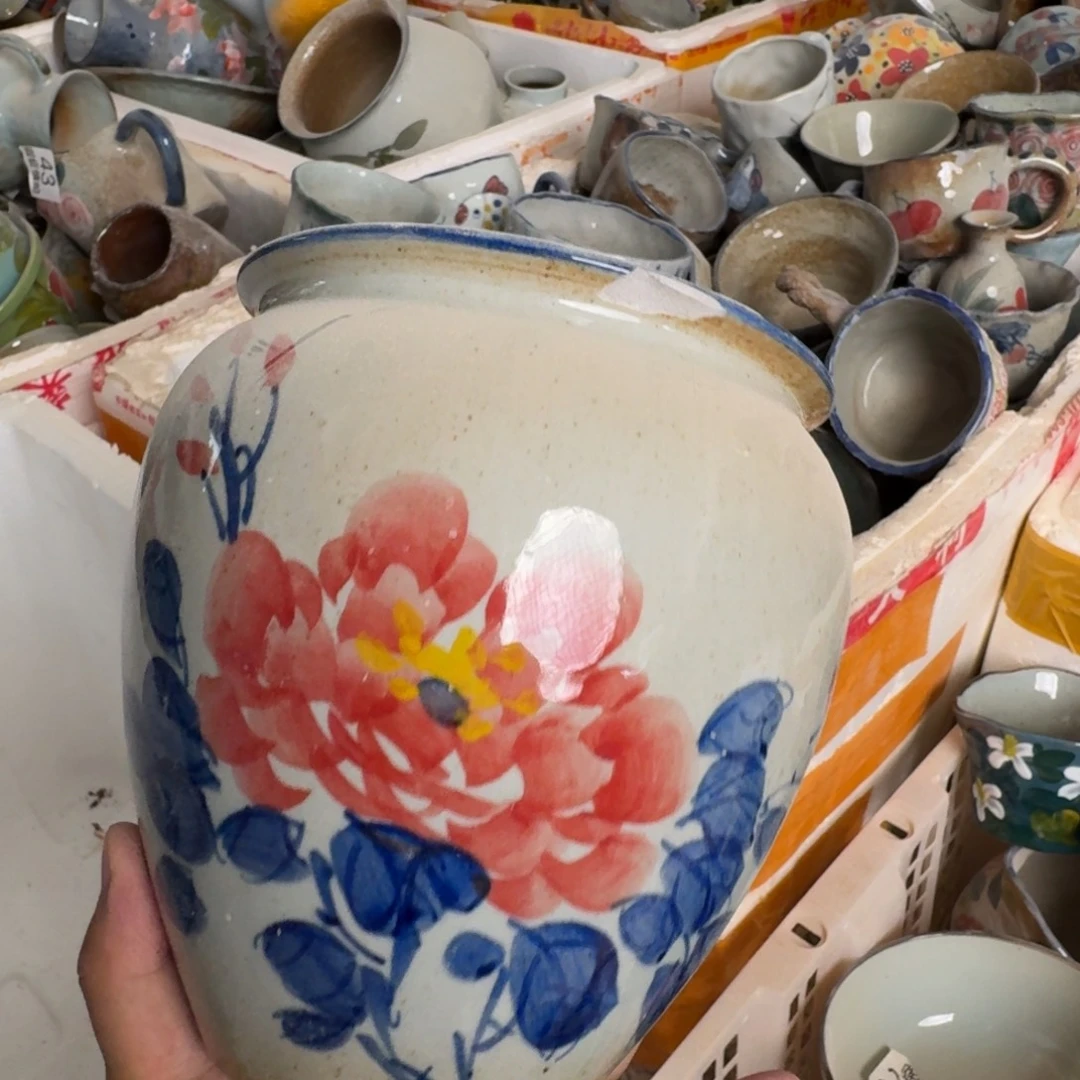 釉下彩瑕疵处理慎拍86