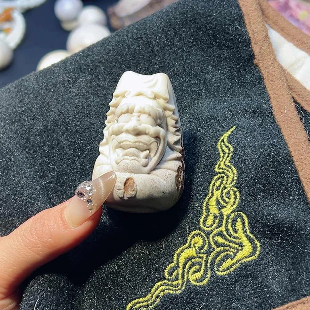 鹿骨把件鹿骨鹿角