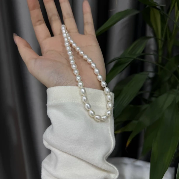 淡水无核珍珠项链5-6mm