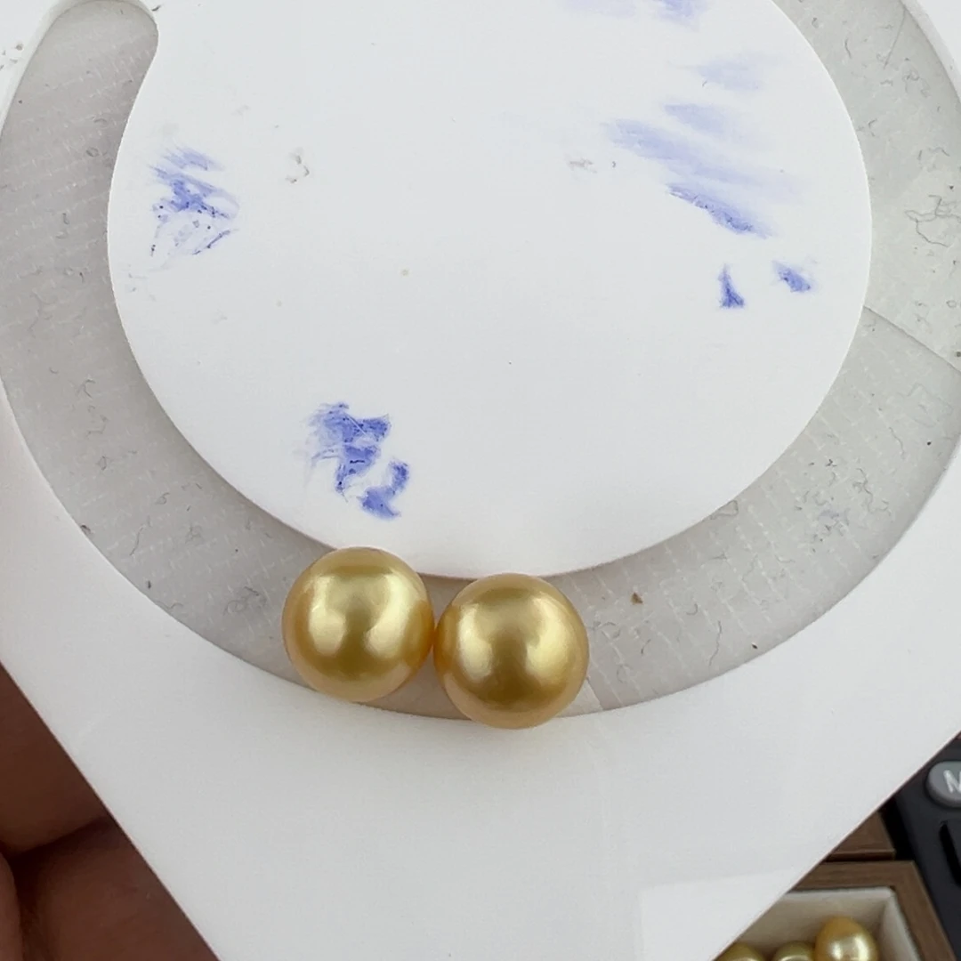 手***云海水珍珠裸珠南洋金珠