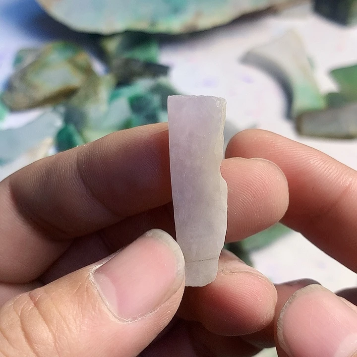 翡翠散珠天然翡翠A货挂件