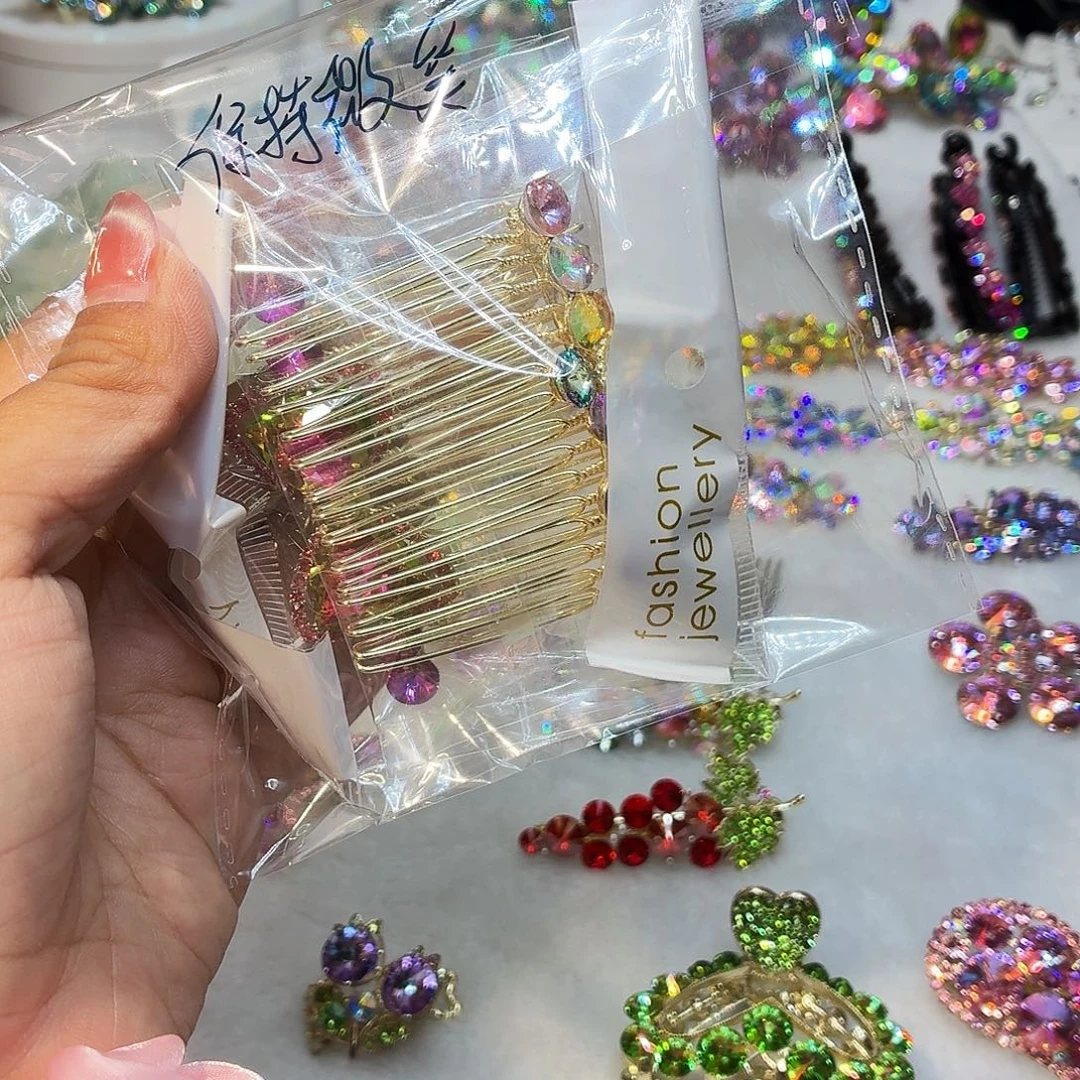 布艺铁合金发饰发夹发夹