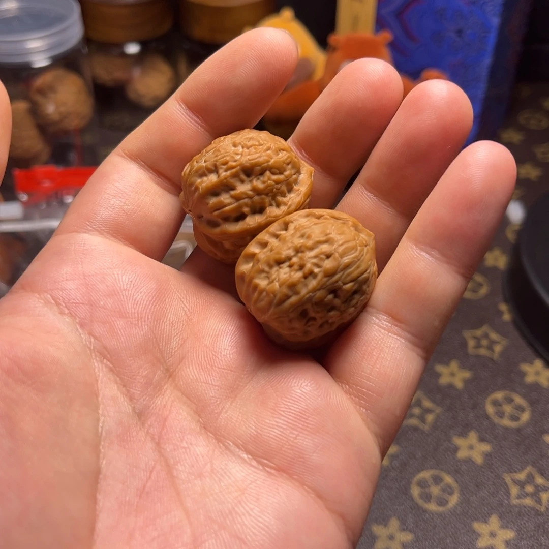 恍***世把件文玩核桃29尺舍利边