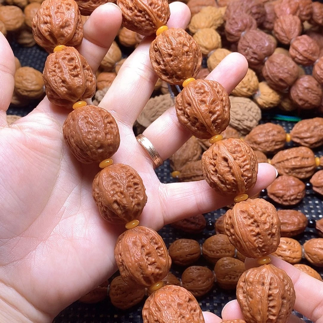 文玩核桃吊坠方墩手持