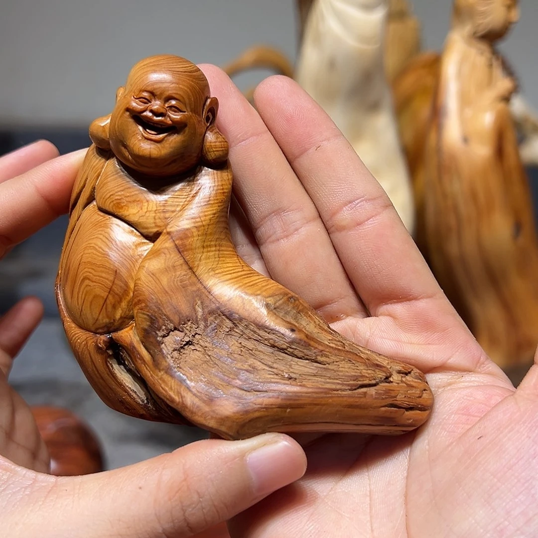 柏木崖柏木手把件摆件