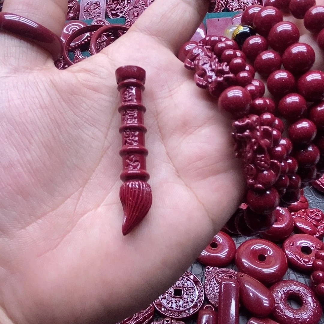 天然辰砂朱砂文昌笔