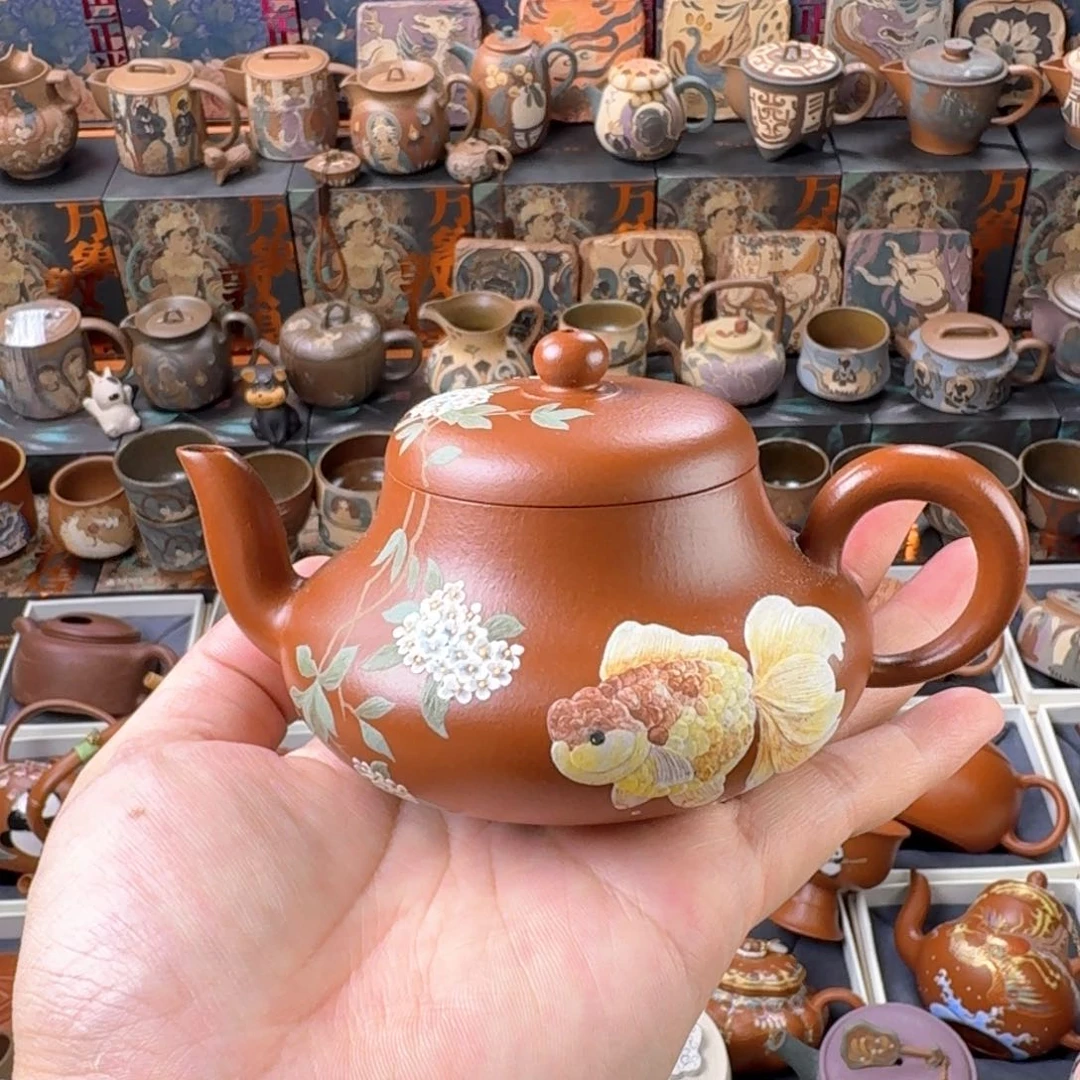茶壶紫砂150cc原矿精工半手