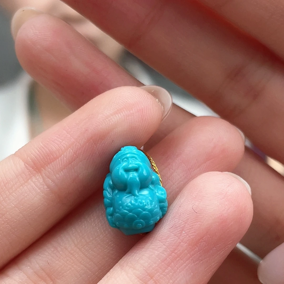 绿松石未镶嵌颈饰