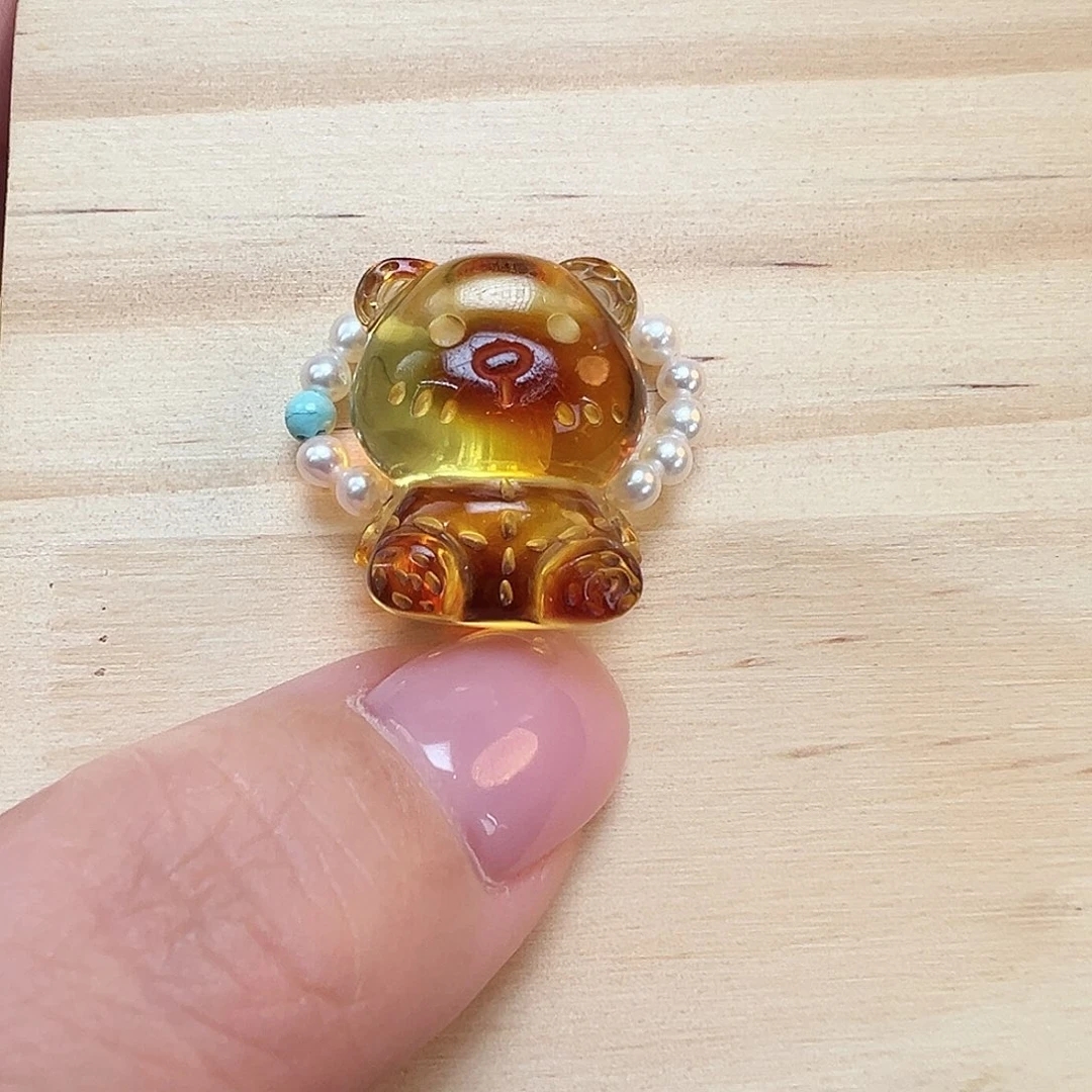 琥珀未镶嵌珠宝奇石