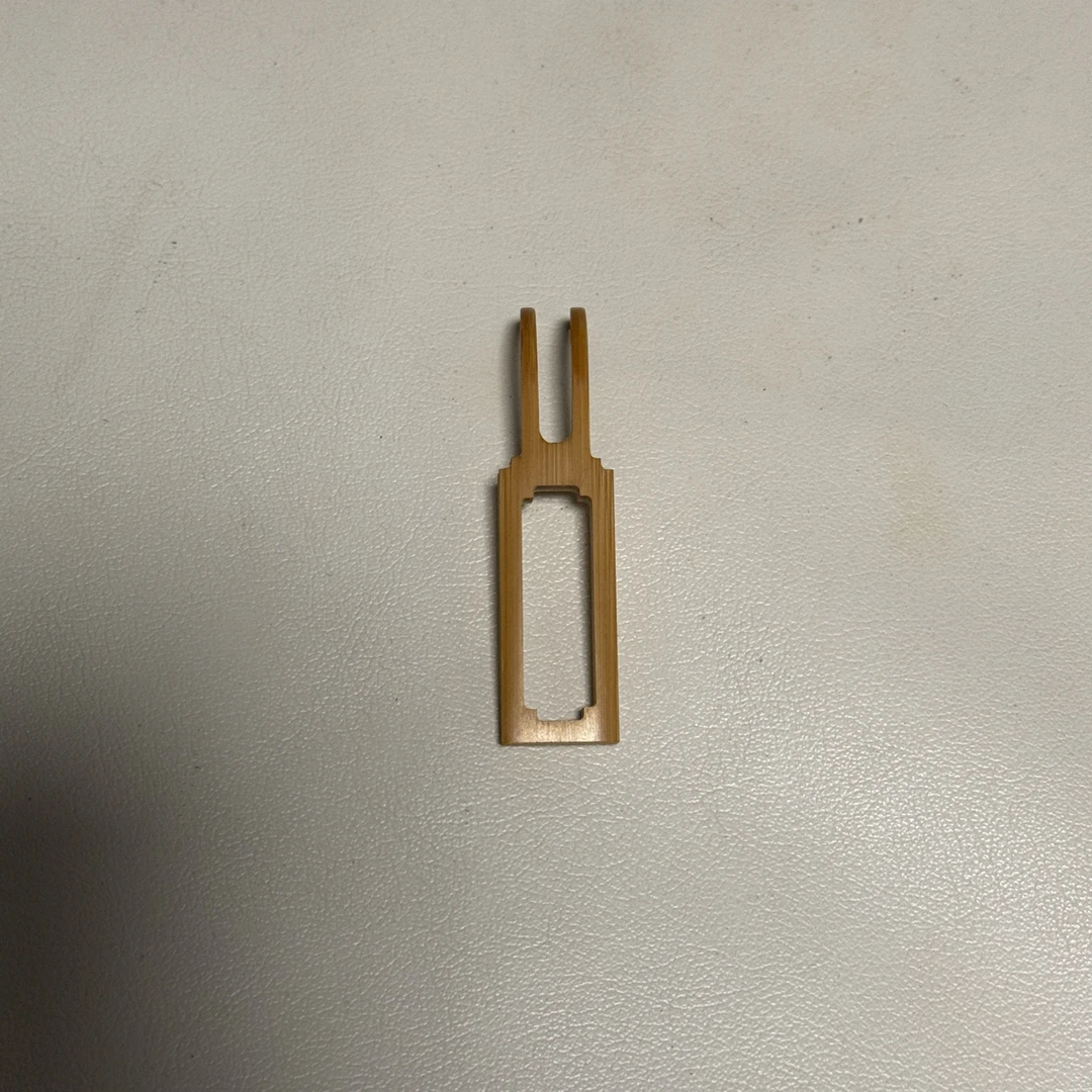 两丝精工镂空鸟用高果叉 丝距1.1cm 果插 菜叉 鸟笼配件