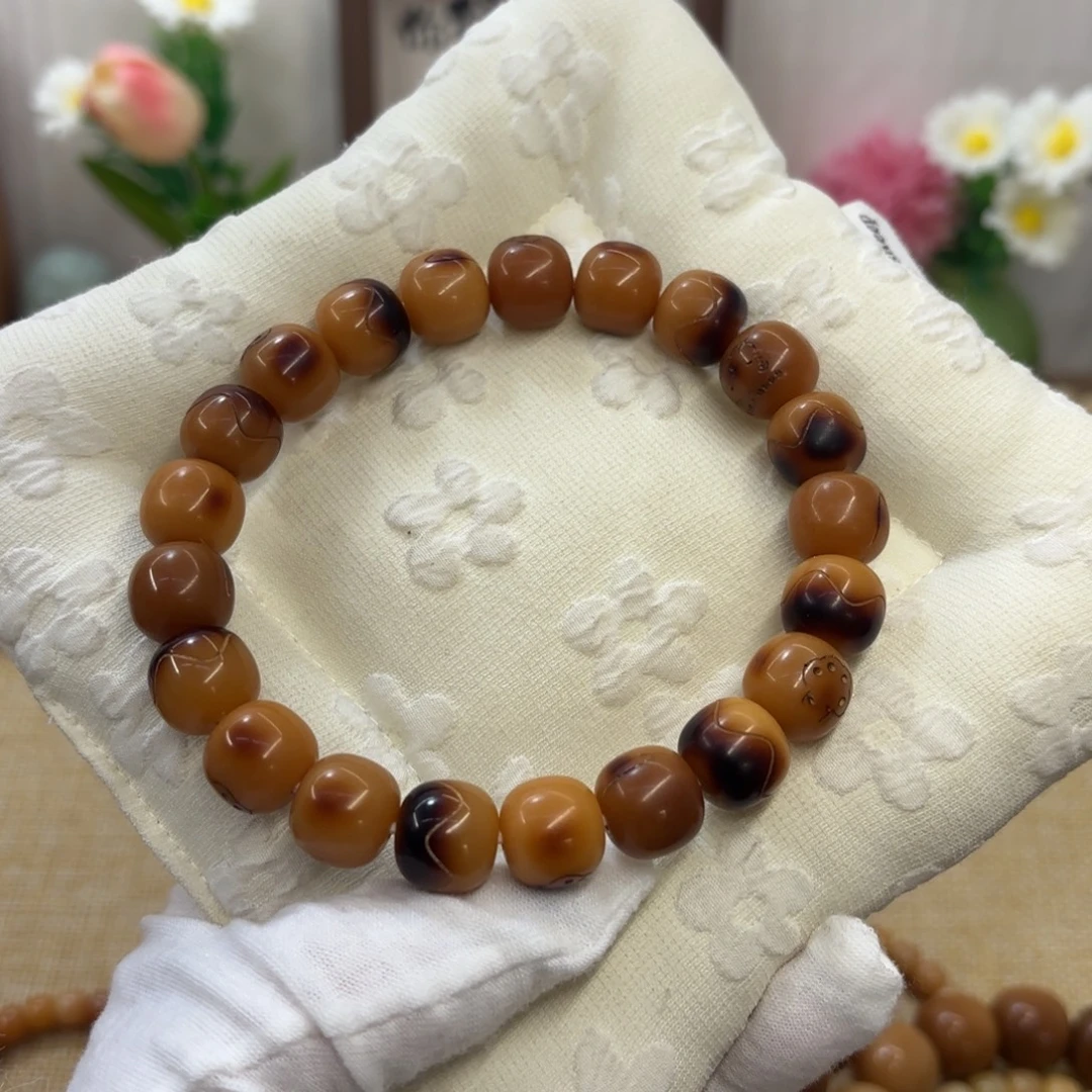 菩提根/象牙果吊坠13干磨雕刻桶798