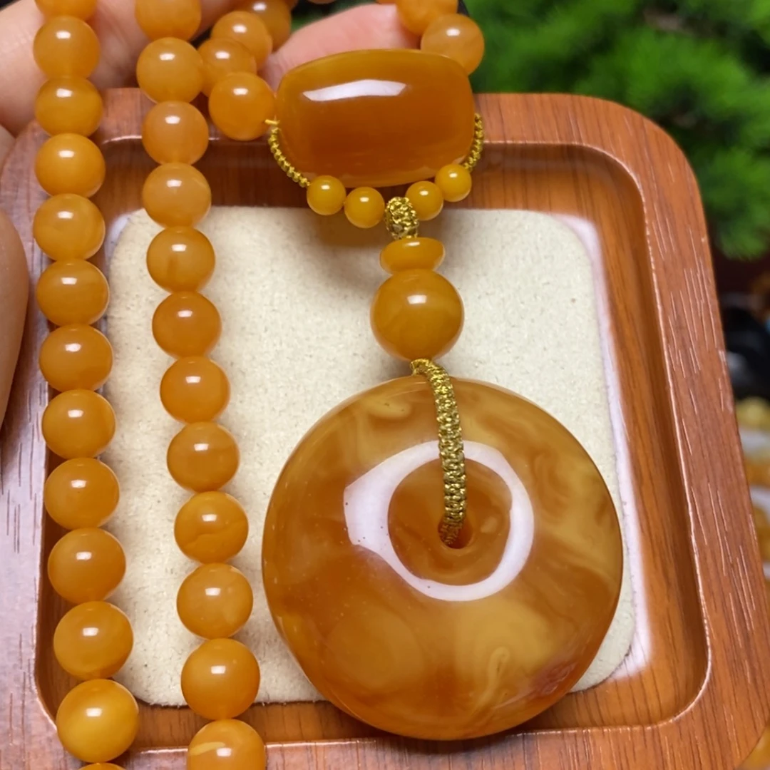 【闪购商品】未镶嵌颈饰蜜蜡项链