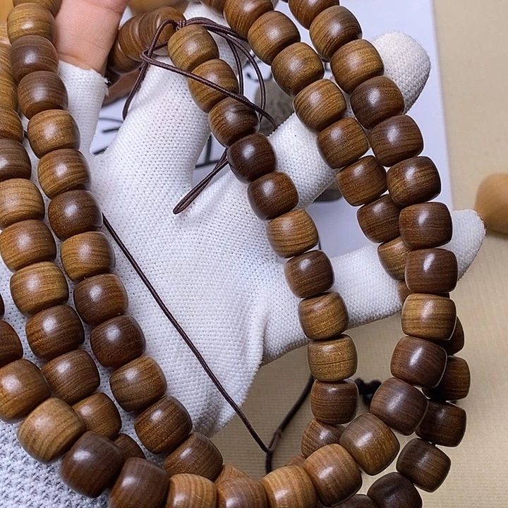 小***铁手串/手链檀香木老山檀香黑肉虎纹10/11/108直切沉水