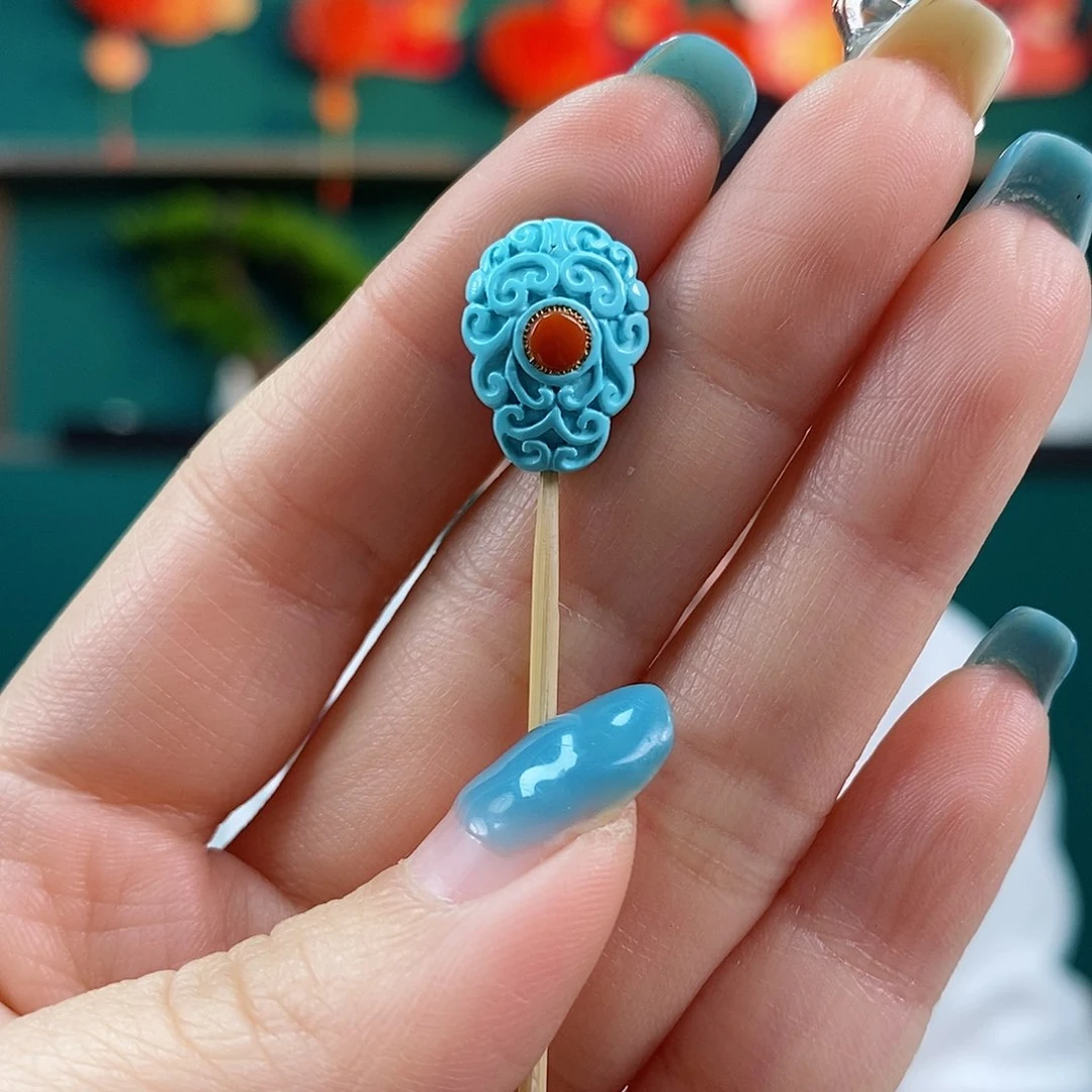 绿松石珠宝奇石未镶嵌