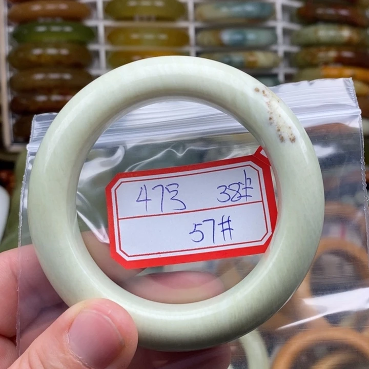 未镶嵌蛇纹石玉手绳
