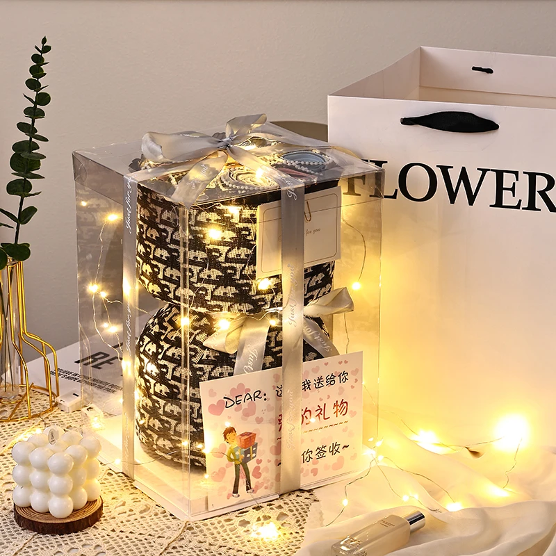 七夕礼物送老公男生男朋友浪漫惊喜实用礼盒特别仪式内裤花束