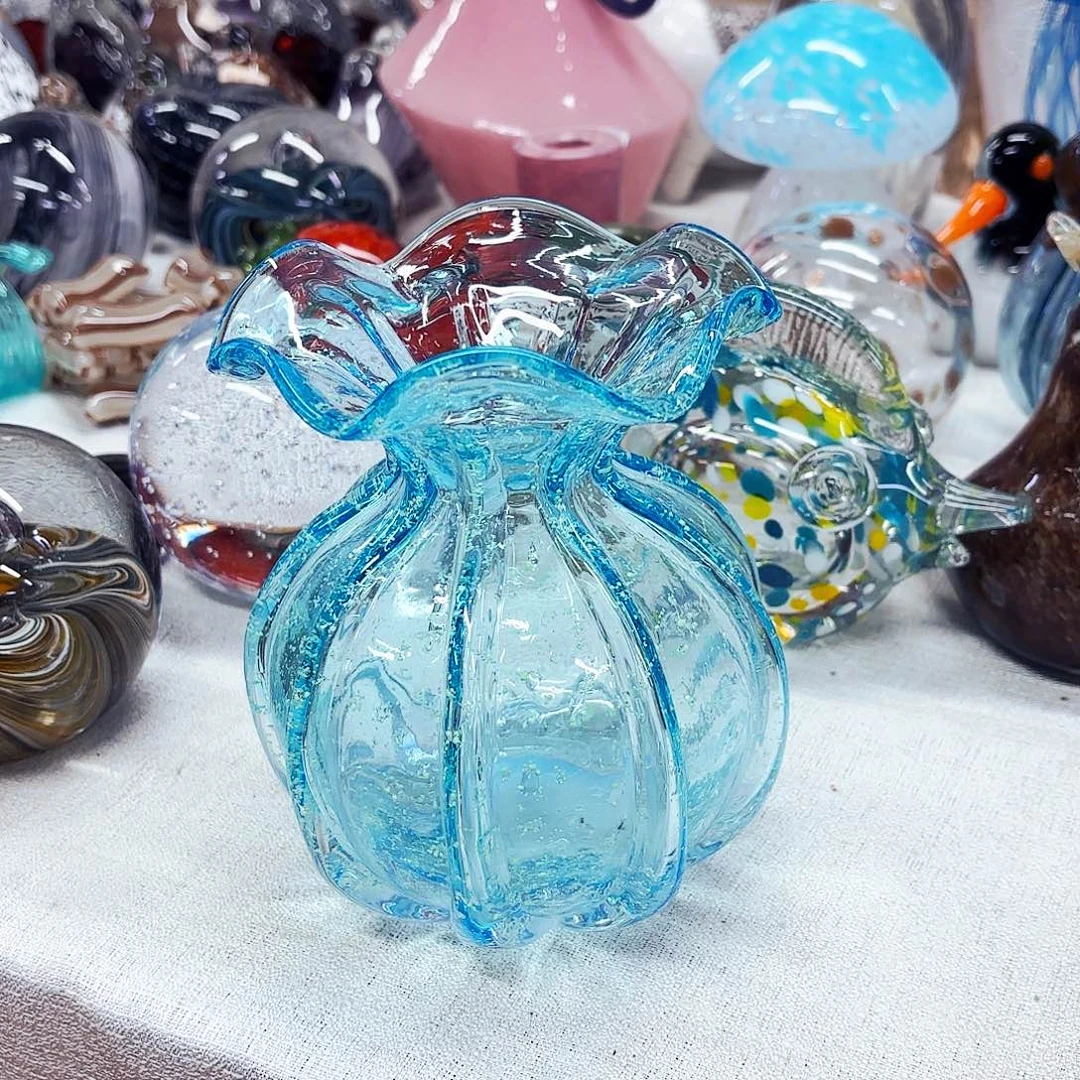 琉璃夜福袋瓶安妮花瓶花器摆件