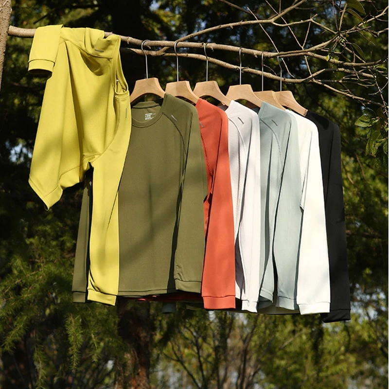 性价比爆表！速干透气！亲肤大弹力！新款男士户外运动打底衫T恤