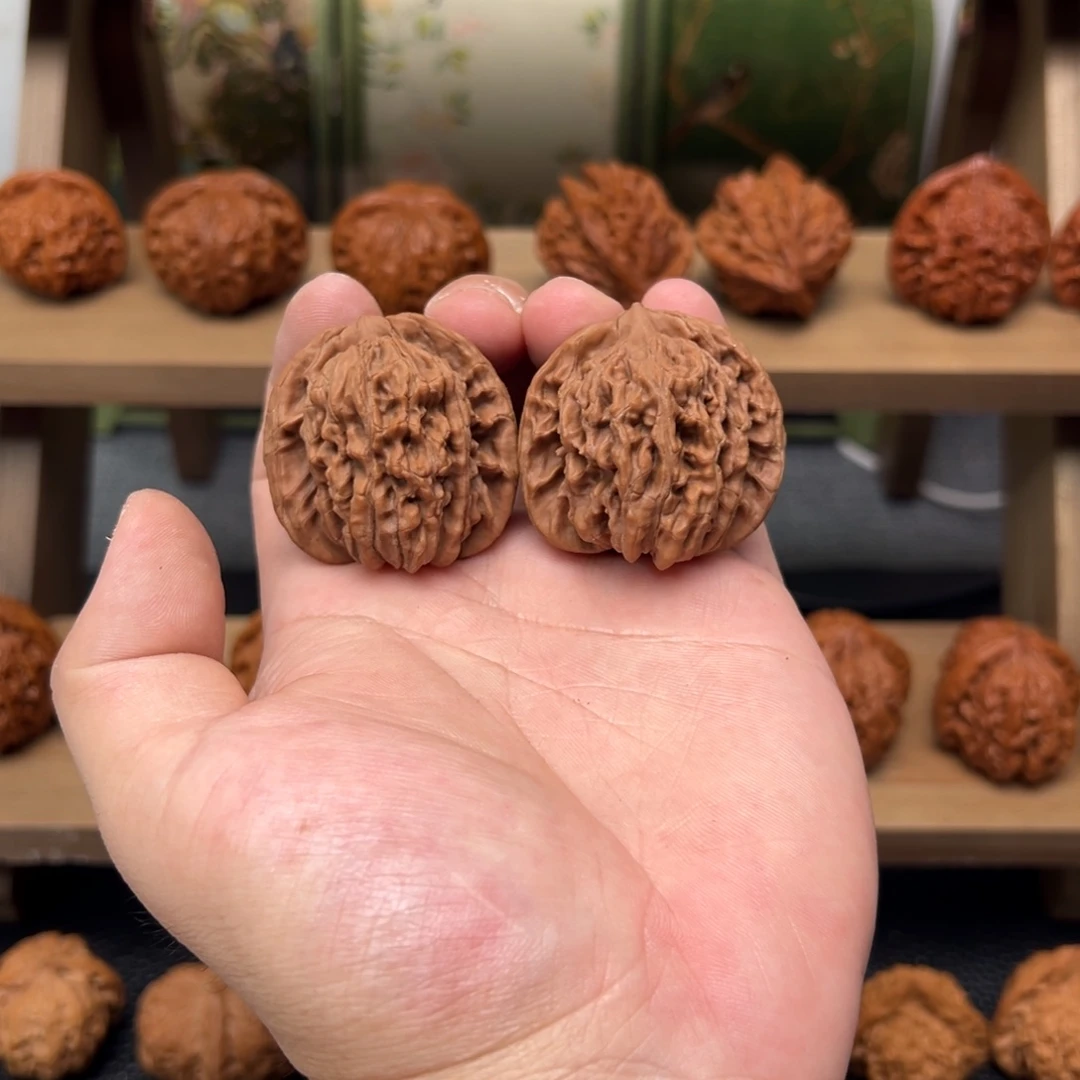 文玩核桃吊坠四座楼