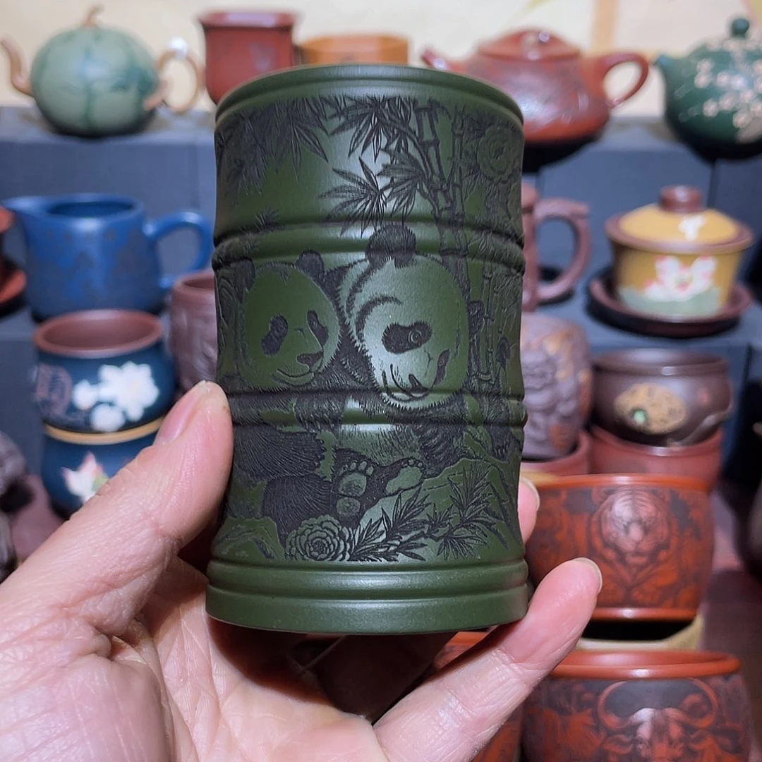 原矿紫砂手工主人杯