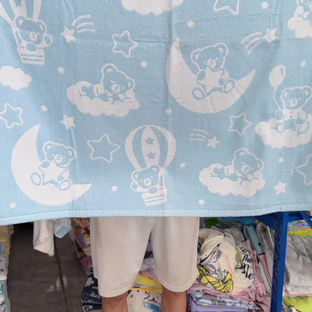 超可爱的漂亮的纯棉浴巾