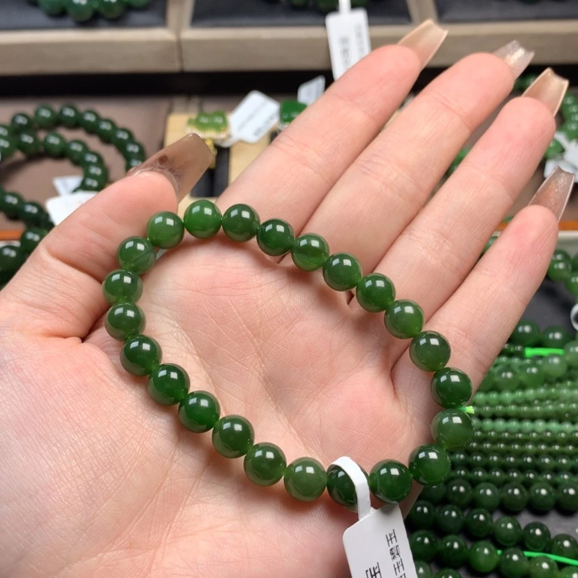 【闪购商品】和田玉（碧玉）手串未镶嵌8m