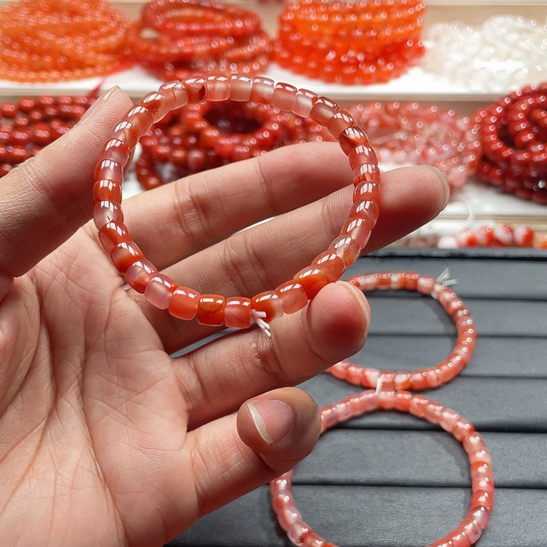 鱼***南红玛瑙未镶嵌手链