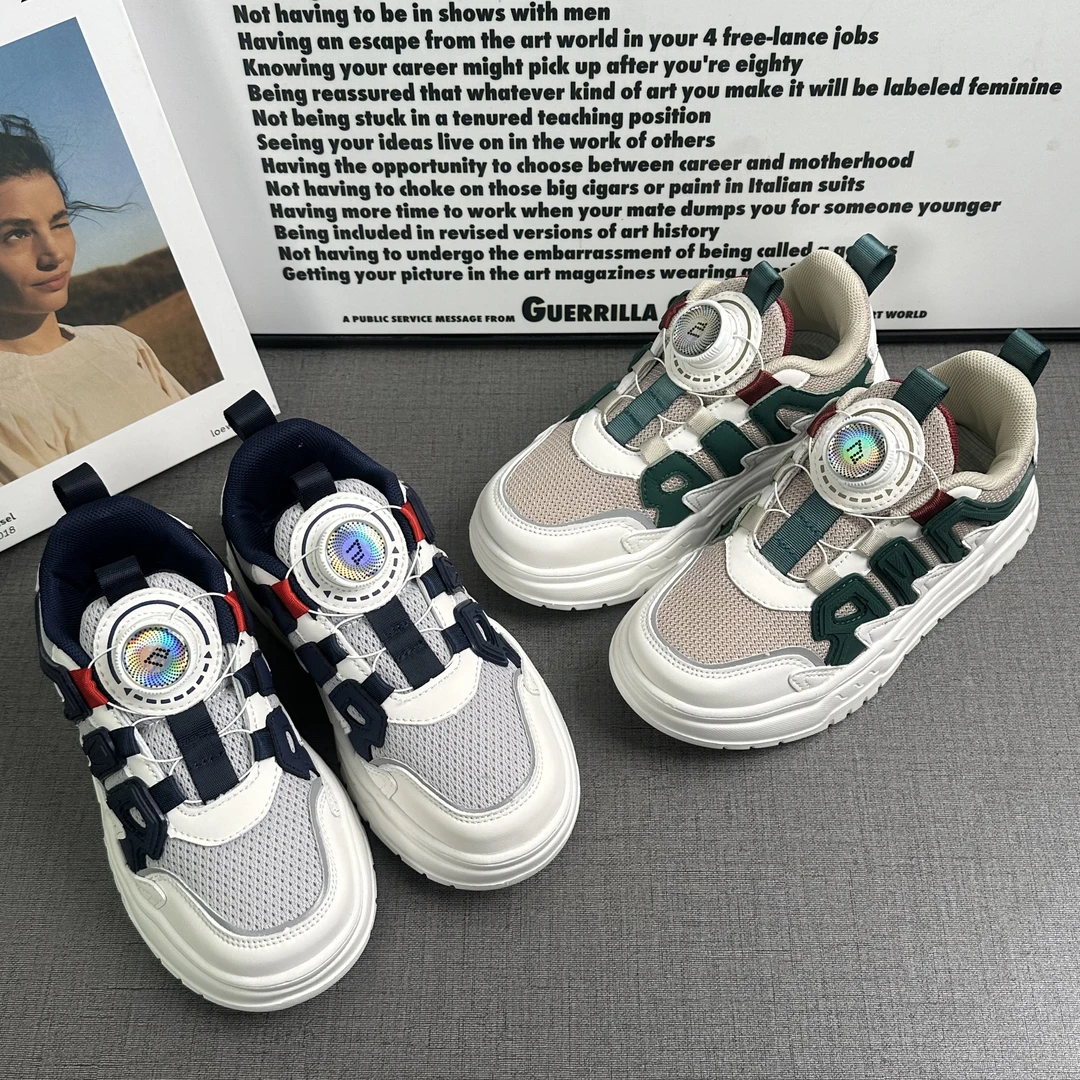 【31-37码】夏季男女运动鞋儿童网面童鞋软底透气男童休闲鞋 6612