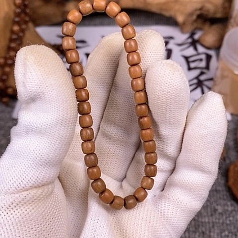 檀香木手串/手链老山檀香5/5直切单圈