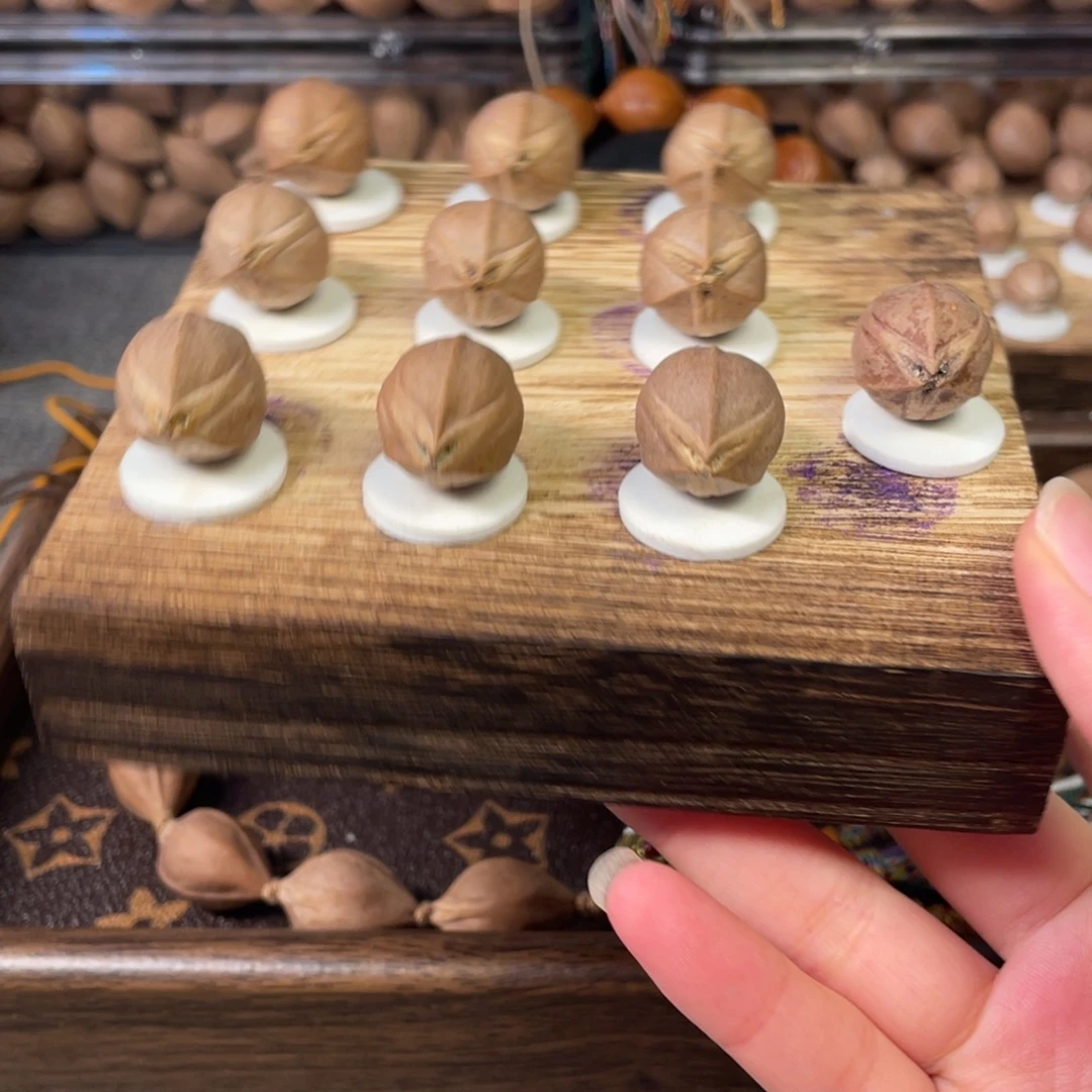 橄榄核手串/手链梅林铁核三面佛1724头货