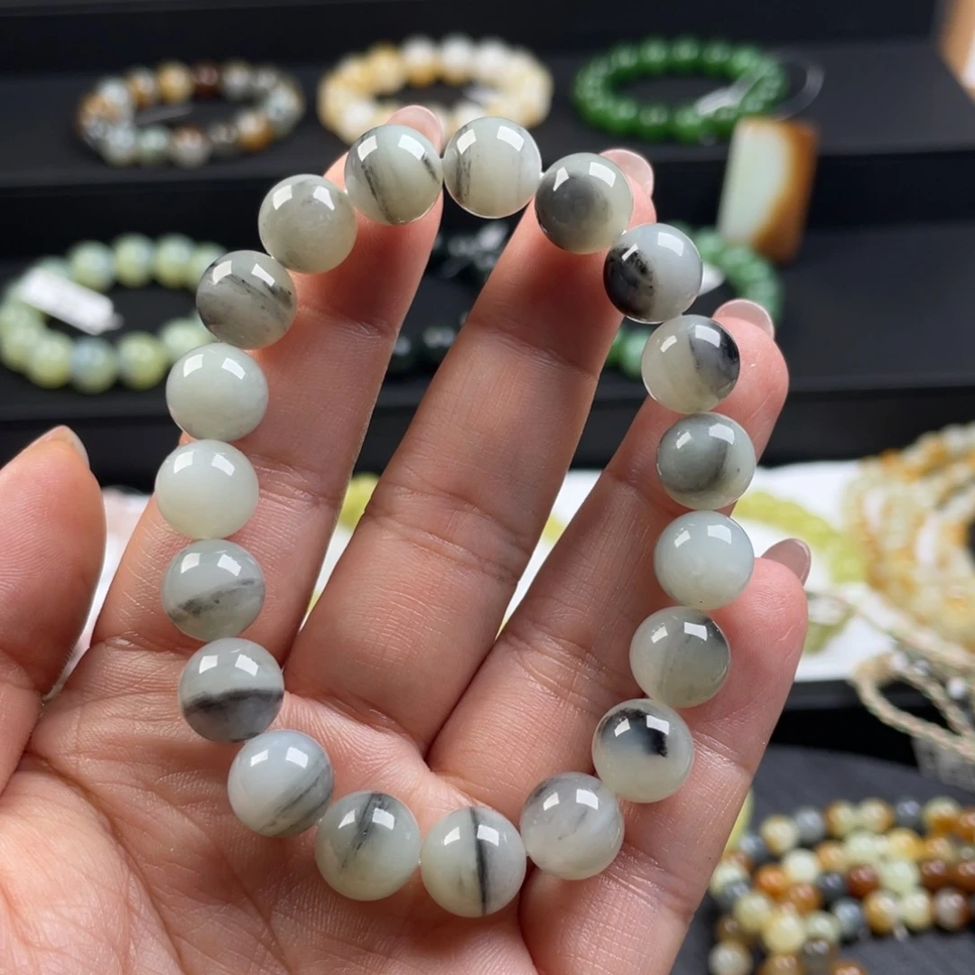 和田玉未镶嵌套链