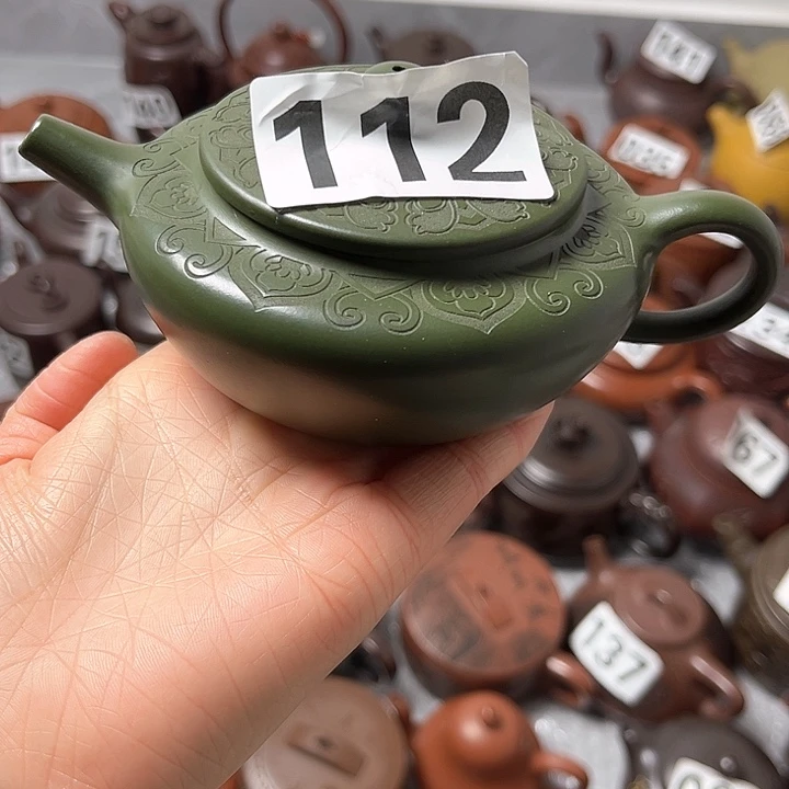 紫砂茶壶紫砂微瑕半手