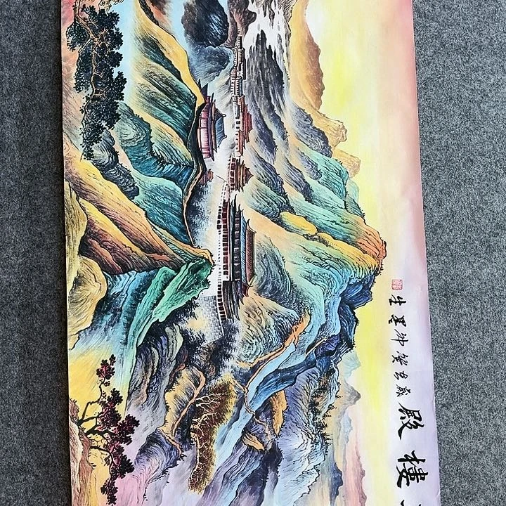 鲁岳美术艺术作品2