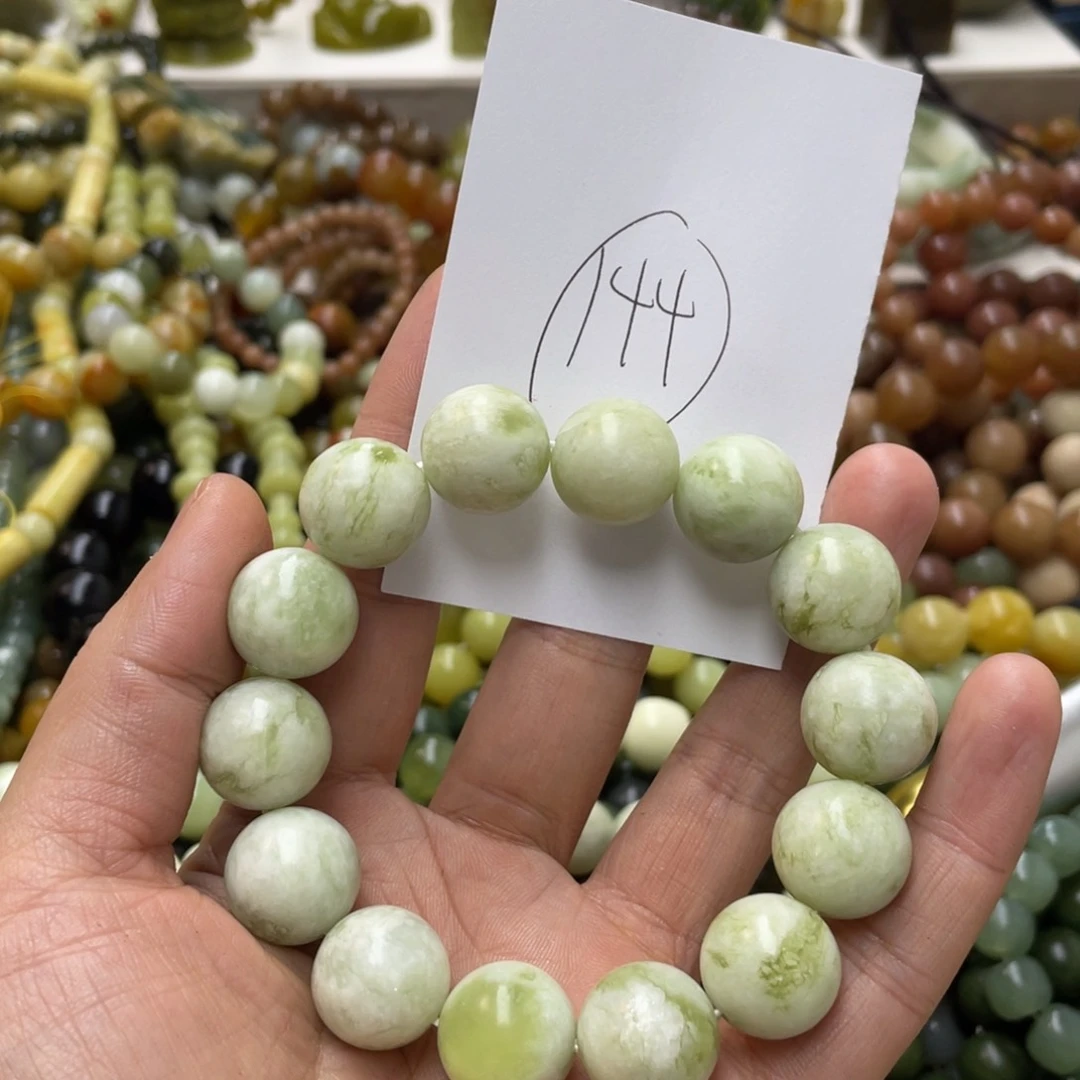 蛇纹石玉手链未镶嵌