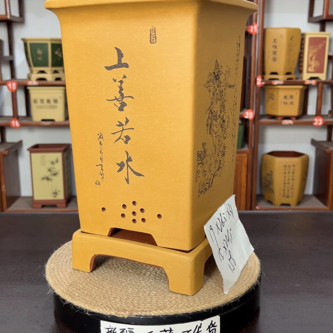 紫砂花盆紫砂花盆