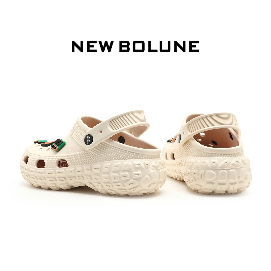 新百伦洞洞鞋女情侣包头凉鞋时尚休闲百搭软底外穿懒人鞋夏季舒适