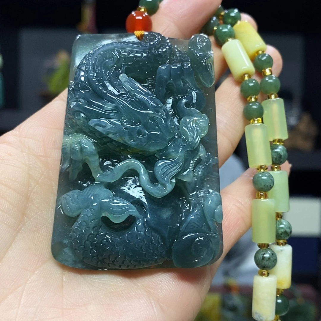 未镶嵌岫玉挂件吊坠